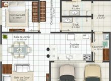 casas com 3 quartos e suíte