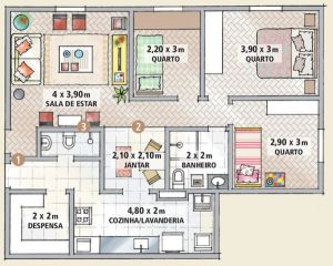 casas com despensa e lavanderia