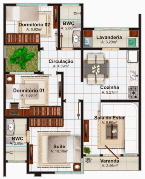 casas com despensa e lavanderia