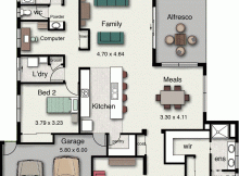 Planta de Casas com Garagem Lateral