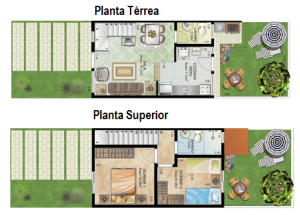 Plantas de Casas Terreno 5x15